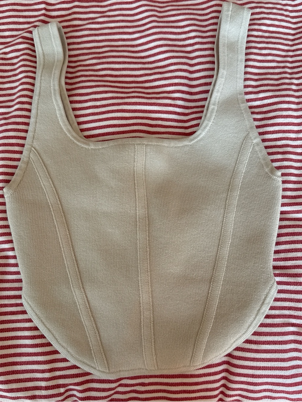 Women’s Cream Tank One-Piece Romper